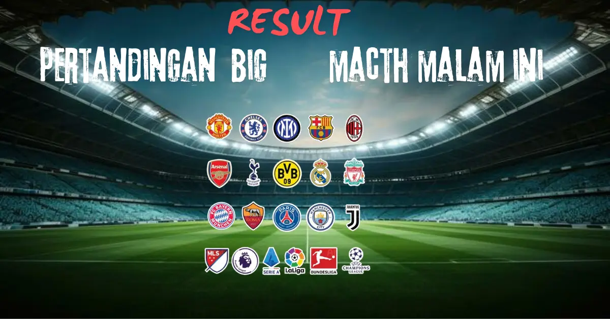 HASIL REFERENSI DAN PREDIKSI PERTANDINGAN TADI MALAM